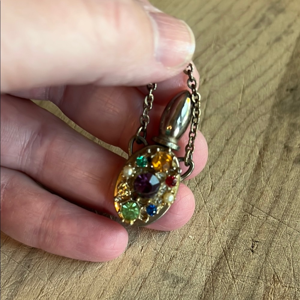 Vtg Perfume Bottle Charm